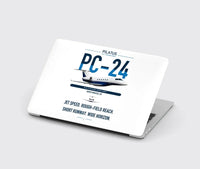 Thumbnail for Pilatus PC-24 design on white MacBook case