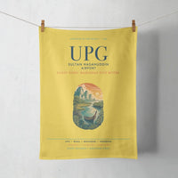 Thumbnail for Sultan Hasanuddin Airport (UPG) design on yellow towel