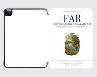 Thumbnail for Hector International Airport (FAR) design on white ipad tablet case