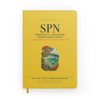Thumbnail for Francisco C. Ada Saipan International Airport (SPN) design on yellow notebook