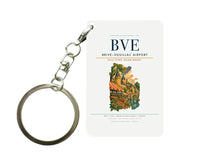 Thumbnail for Brive–Souillac Airport (BVE) design on white key chain