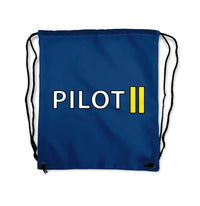 Thumbnail for Pilot & Stripes Drawstring Bag - view 2