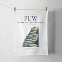Thumbnail for Pullman–Moscow Regional Airport (PUW) design on white towel