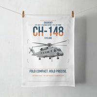 Thumbnail for Sikorsky CH-148 Cyclone design on white towel