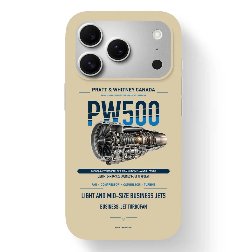PW500 Case design on beige iphone case