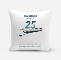 Thumbnail for Bombardier Learjet 25 design on white pillow