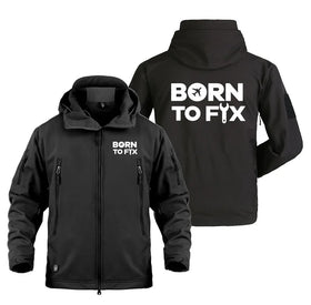 Born To Fix Airplanes Military Jackets (Customizable)