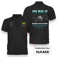 Thumbnail for Autel EVO Max 4T design on black polo with custom name badge