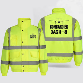 Bombardier Dash-8 & Plane Reflective Winter Jackets