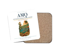 Thumbnail for Pattimura International Airport (AMQ) design on white 1 piece coaster