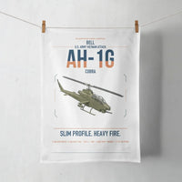Thumbnail for Bell AH-1G Cobra design on white towel
