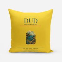 Thumbnail for Dunedin Airport (DUD) design on yellow pillow