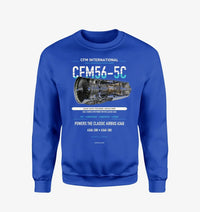 Thumbnail for CFM56-5C design on blue sweatshirt