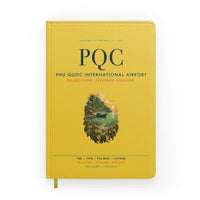 Thumbnail for Phu Quoc International Airport (PQC) design on yellow notebook