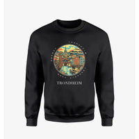 Thumbnail for TRONDHEIM - Badge - Sweatshirt - Black