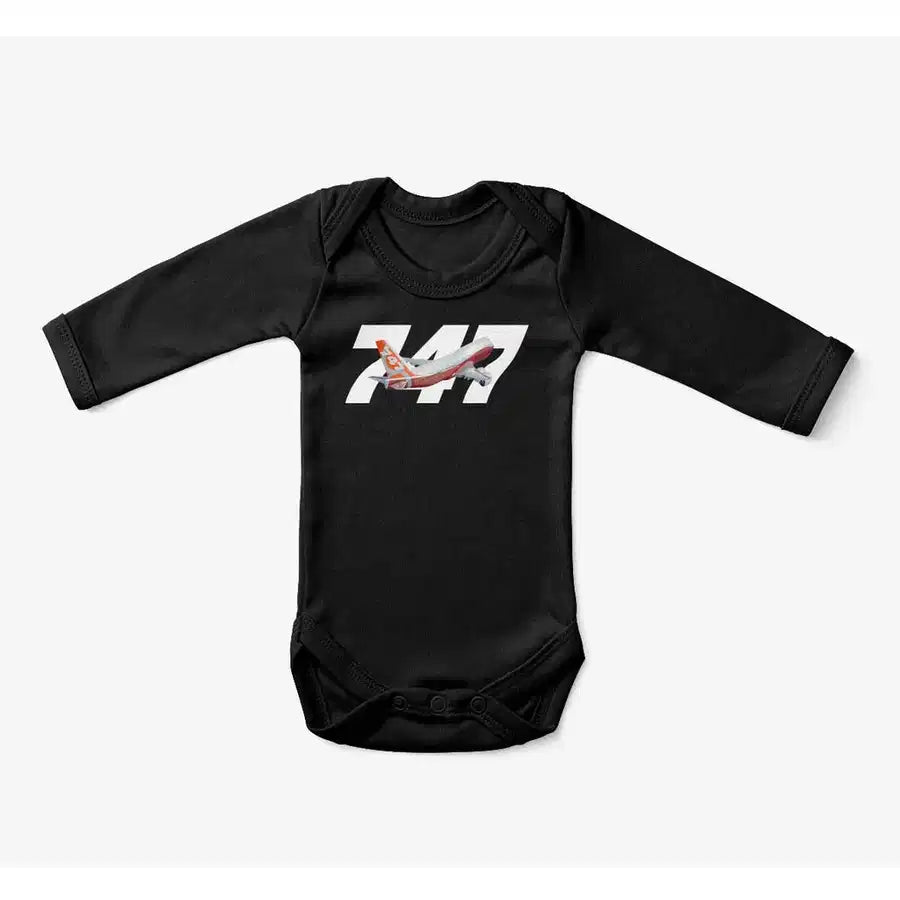 Boeing 747 Baby Bodysuit - view 2