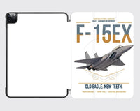 Thumbnail for F-15EX Eagle II design on white ipad tablet case
