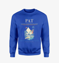 Thumbnail for Jay Prakash Narayan International Airport (PAT) design on blue sweatshirt