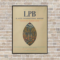 Thumbnail for El Alto International Airport LPB - Canvas Framed - Beige