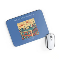 Thumbnail for VINTAGE G4312 - The Rooftop Windsock - Designed Mouse Pads design on blue rectangle