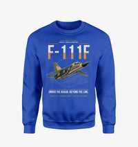 Thumbnail for F-111F Aardvark design on blue sweatshirt