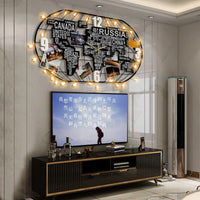Thumbnail for Super Decorative World Map Wall Clock - view 2