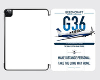 Thumbnail for Beechcraft Bonanza G36 design on white ipad tablet case