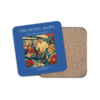 Thumbnail for The Dining Aloft - Designed Coasters design on blue 1-piece