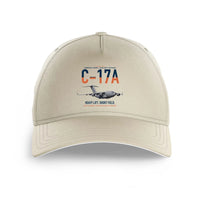 Thumbnail for C-17A Globemaster III design on beige printed hat