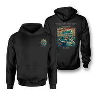 Thumbnail for VINTAGE G4502 - The Factory Night Shift - Double-Side Hoodie design on black double side