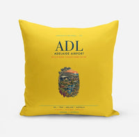 Thumbnail for Adelaide Airport (ADL) design on yellow pillow