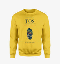 Thumbnail for Tromsø Airport (TOS) design on yellow sweatshirt