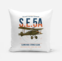 Thumbnail for Royal Aircraft Factory S.E.5a design on white pillow