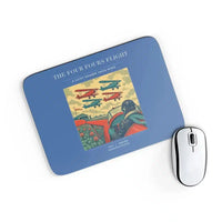 Thumbnail for VINTAGE G4444 - The Four Fours Flight - Designed Mouse Pads design on blue rectangle