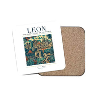 Thumbnail for LEON - Poster - Coaster - White