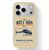 Thumbnail for Bell 505 design on beige magsafe iphone case, for iPhone 17 Pro