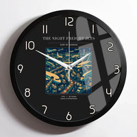 Thumbnail for VINTAGE G4133 - The Night Freight Jets - Designed Wall Clocks design on black framed