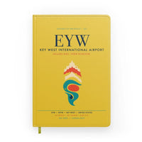 Thumbnail for Key West International Airport (EYW) design on yellow notebook