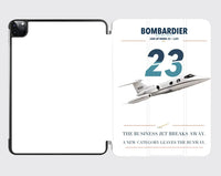 Thumbnail for Bombardier Learjet 23 design on white ipad tablet case