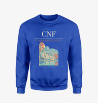Thumbnail for Tancredo Neves International Airport (CNF) design on blue sweatshirt