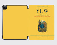 Thumbnail for Kelowna International Airport (YLW) design on yellow ipad tablet case