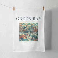Thumbnail for GREEN BAY - Poster - Towel - White