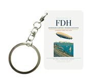 Thumbnail for Bodensee-Airport Friedrichshafen (FDH) design on white key chain