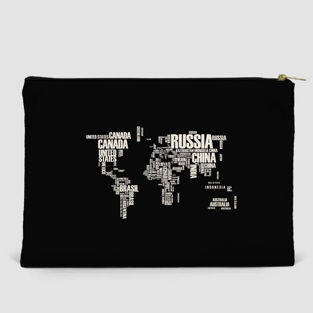 World Map Zipper Pouch - view 2