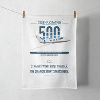 Thumbnail for Cessna Citation 500 - Citation I design on white towel