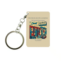 Thumbnail for VINTAGE G4382 - The Phone Booth Goodbyes - Designed Key Chain design on beige