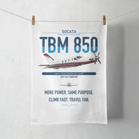 Thumbnail for Socata TBM 850 design on white towel