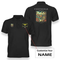 Thumbnail for FAYETTEVILLE - Poster - Double-Side Polo - Black + Name