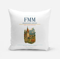 Thumbnail for Memmingen Airport (FMM) design on white pillow