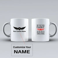 Thumbnail for Once You've Tasted Flight Ceramic White aviation design on ceramic mug, premium ceramic with glazed finish.